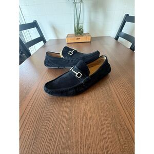 Gucci Horsebit Nubuck Driving Loafer